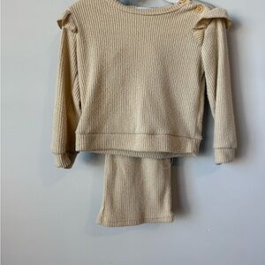 Rachel Zoe Kids Matching Set in Beige size 3T